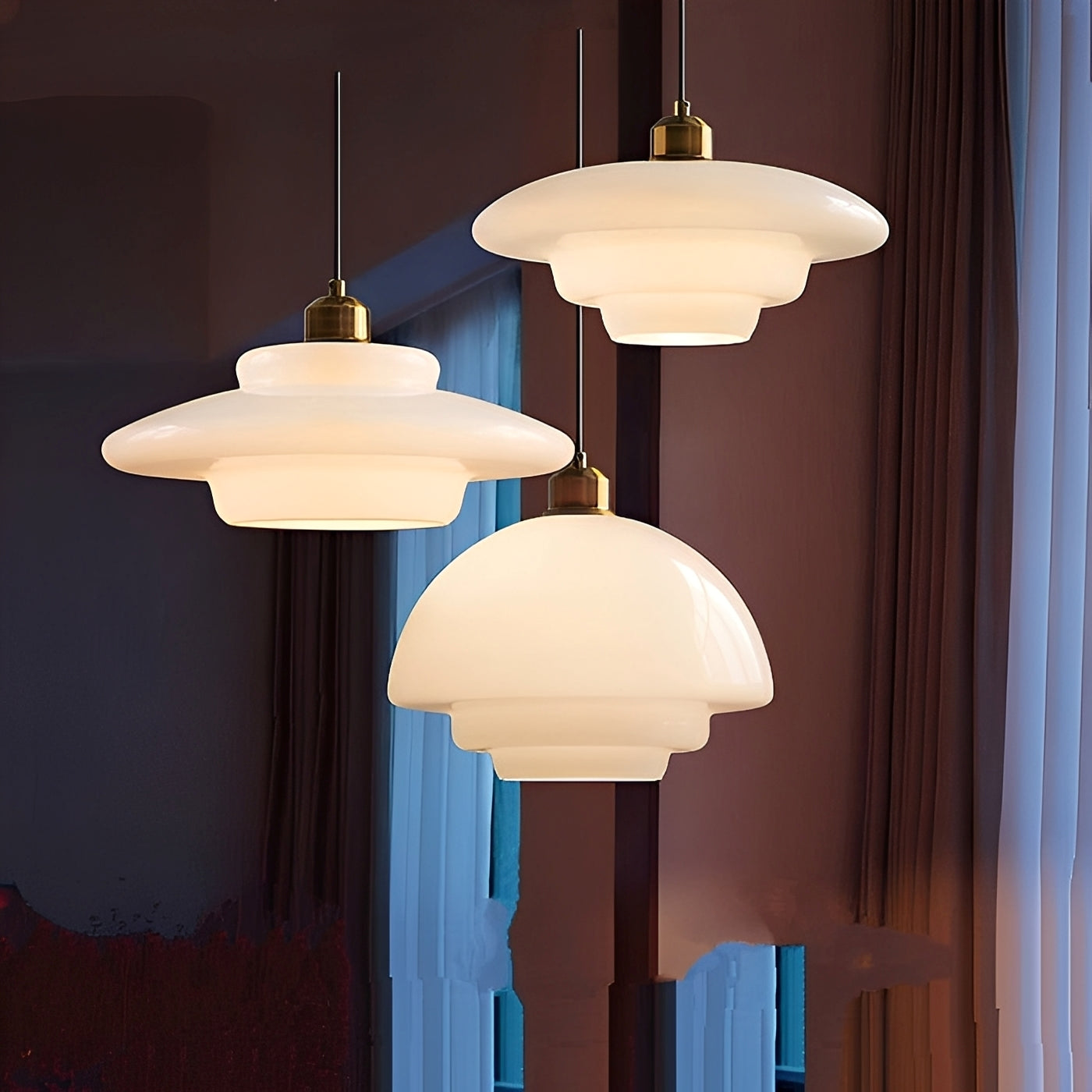 Lucine – Minimalistischer Glas-Kronleuchter