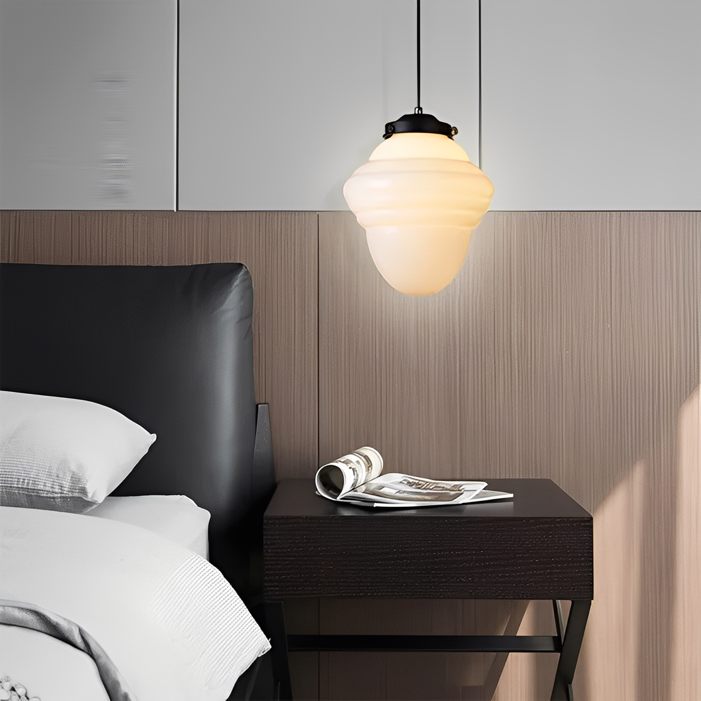 Arvida – Retro Industrieller Glas-Kronleuchter
