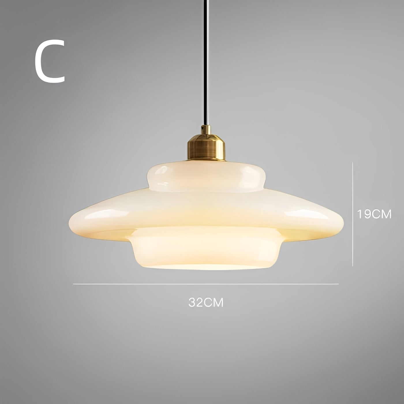 Lucine – Minimalistischer Glas-Kronleuchter