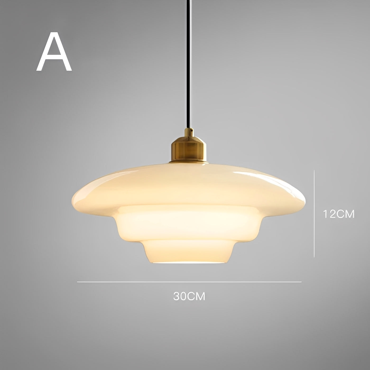 Lucine – Minimalistischer Glas-Kronleuchter