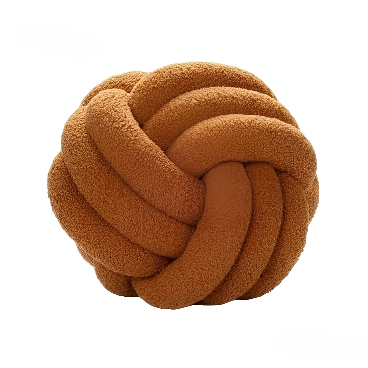 Junji – Nordisches Kugel-Knoten-Kissen aus Lammwolle