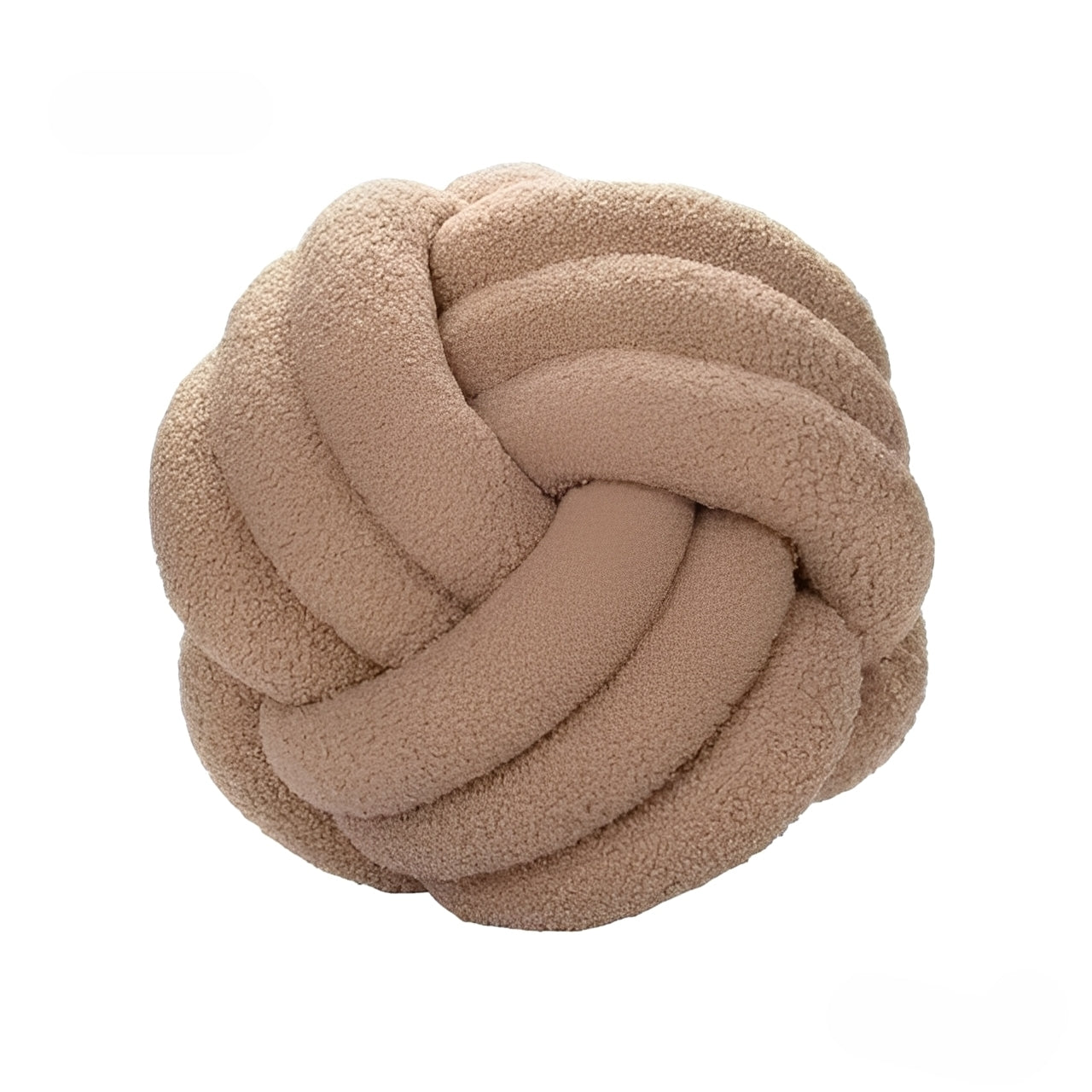 Junji – Nordisches Kugel-Knoten-Kissen aus Lammwolle