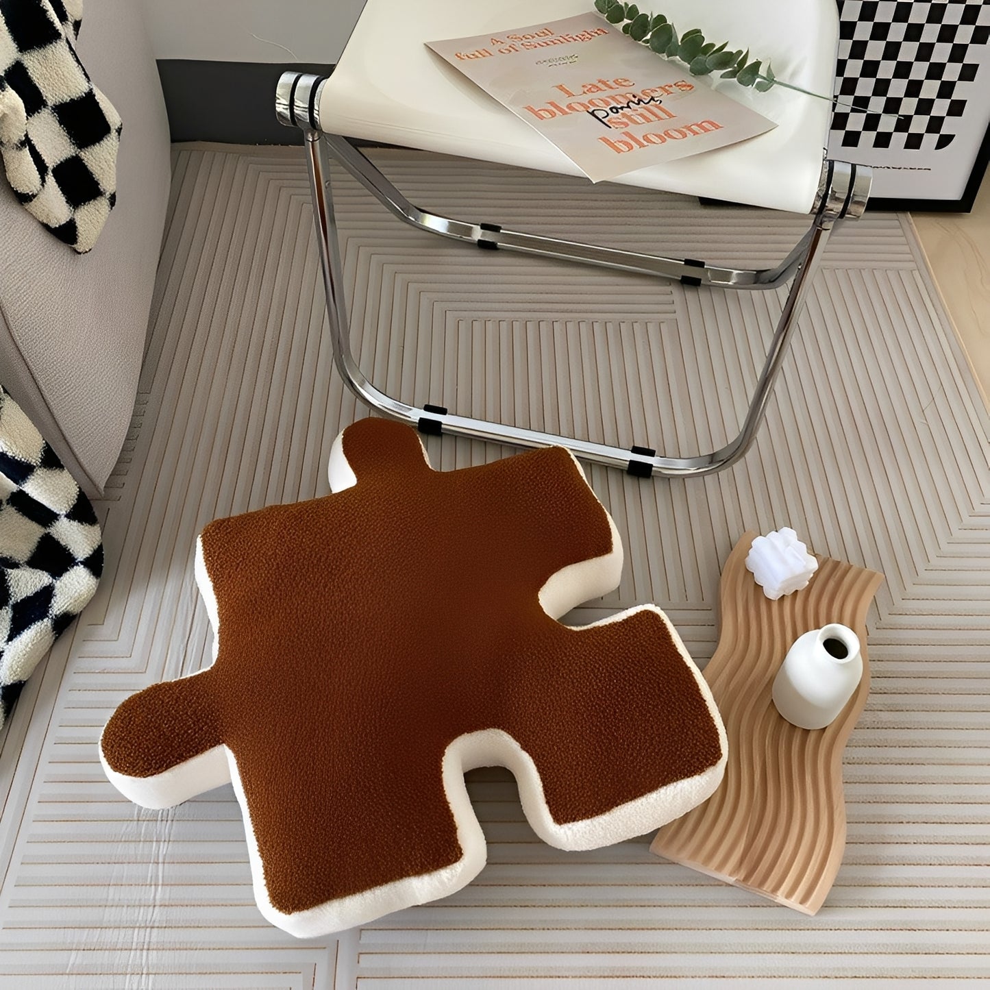 PuzzlePlush – Kreatives Kuschelkissen im Puzzleteil-Design
