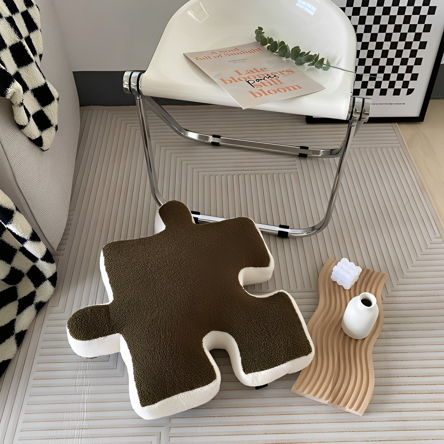 PuzzlePlush – Kreatives Kuschelkissen im Puzzleteil-Design