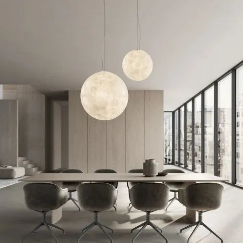 Galaktischer 3D-Mond-Kronleuchter