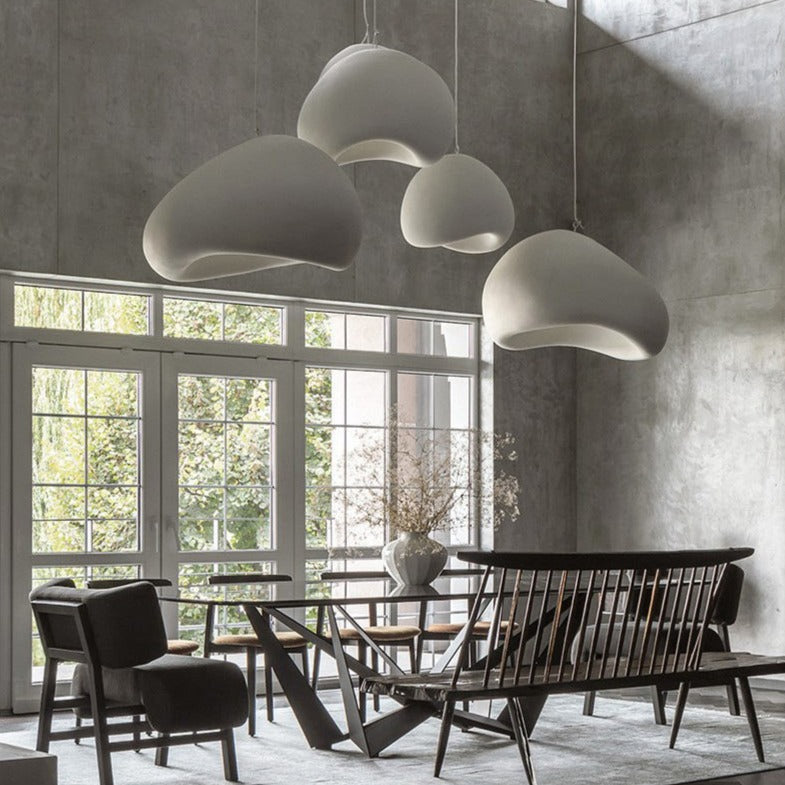 WabiGlow – Japanische Hängelampe im minimalistischen Wabi-Sabi Stil