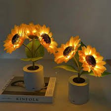 Solvyn – Glänzende Sonnenblumenlampe
