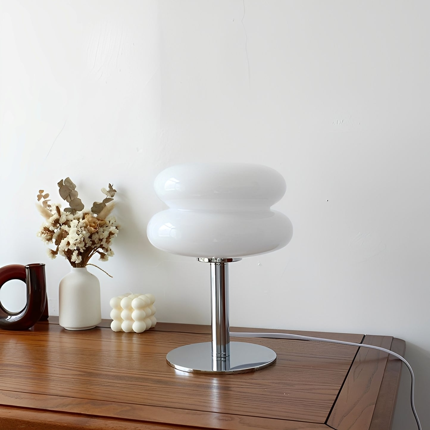 Elodie – Nordische Glas-Tischlampe