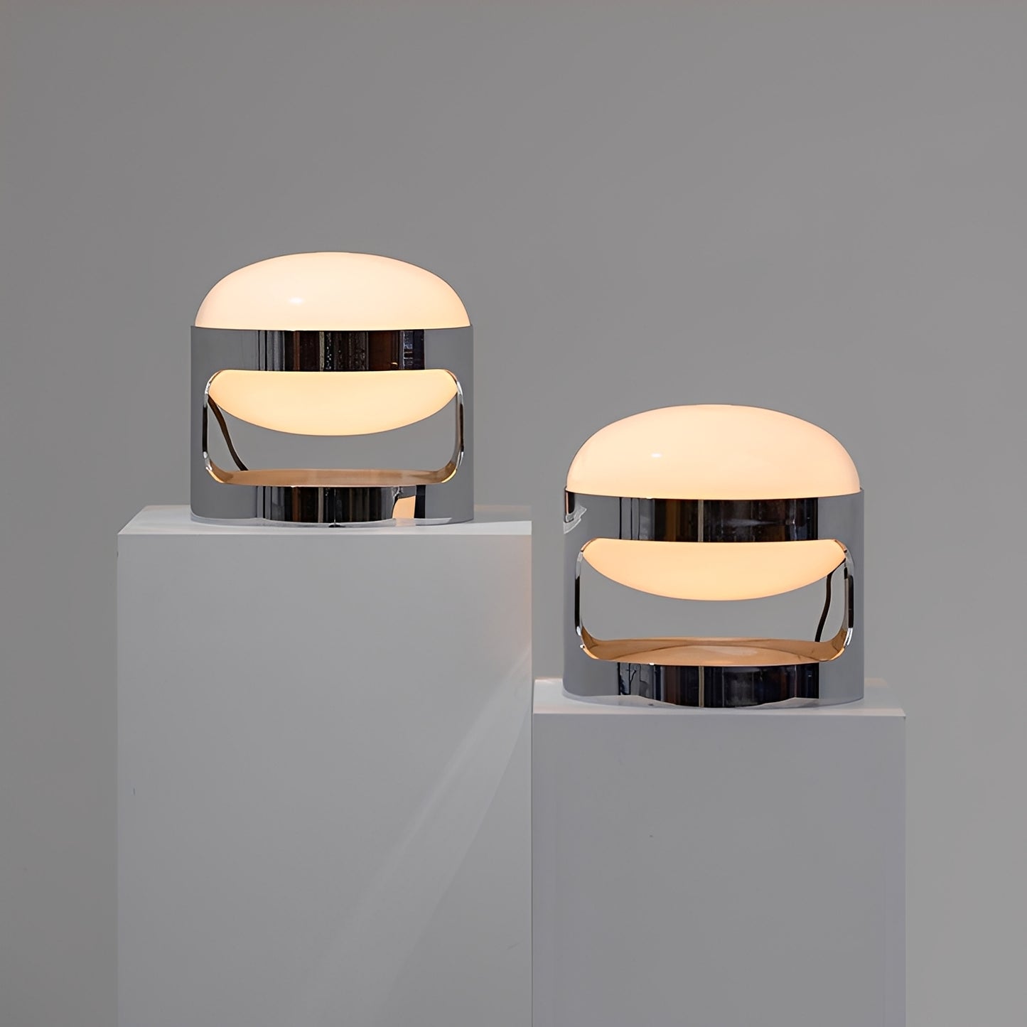 Lior – Edelstahl-Tischlampe im modernen Luxusstil