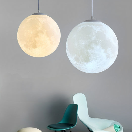 Luna – 3D Mond-Kronleuchter im Modern Minimalist Style