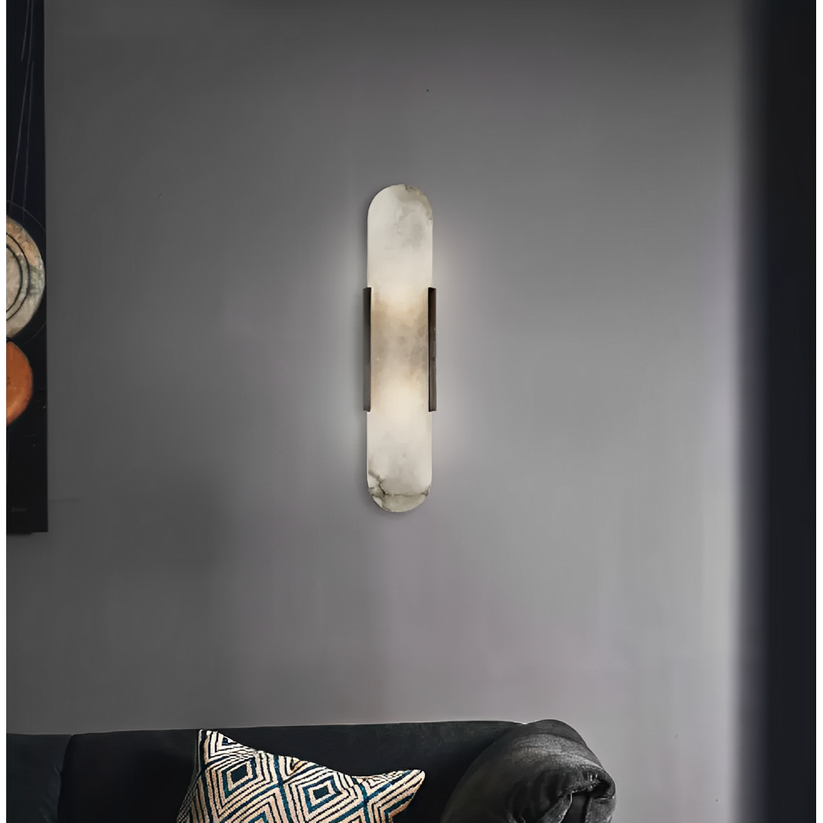 Orro – Postmoderne LED-Wandleuchte mit Marmor-Optik
