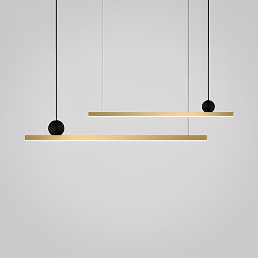 Valeria – Moderne Minimalistische Golden Copper Deckenleuchte