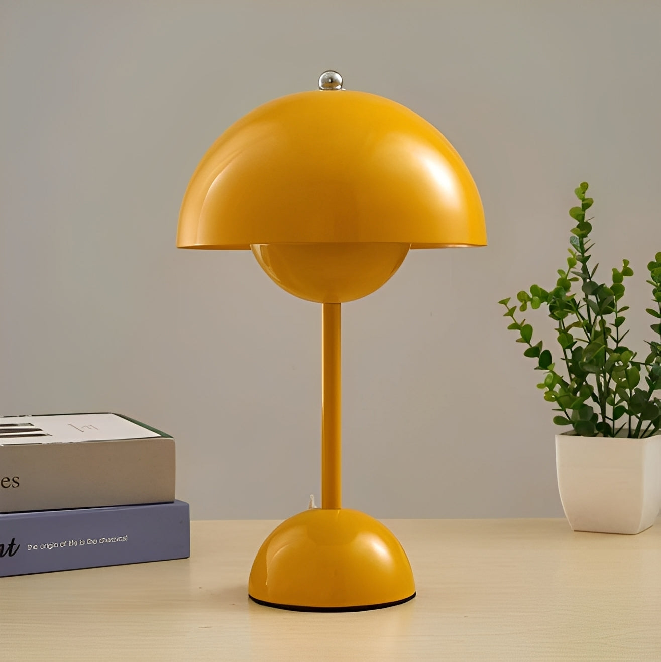 Mona – Aufladbare Pilz-Tischlampe