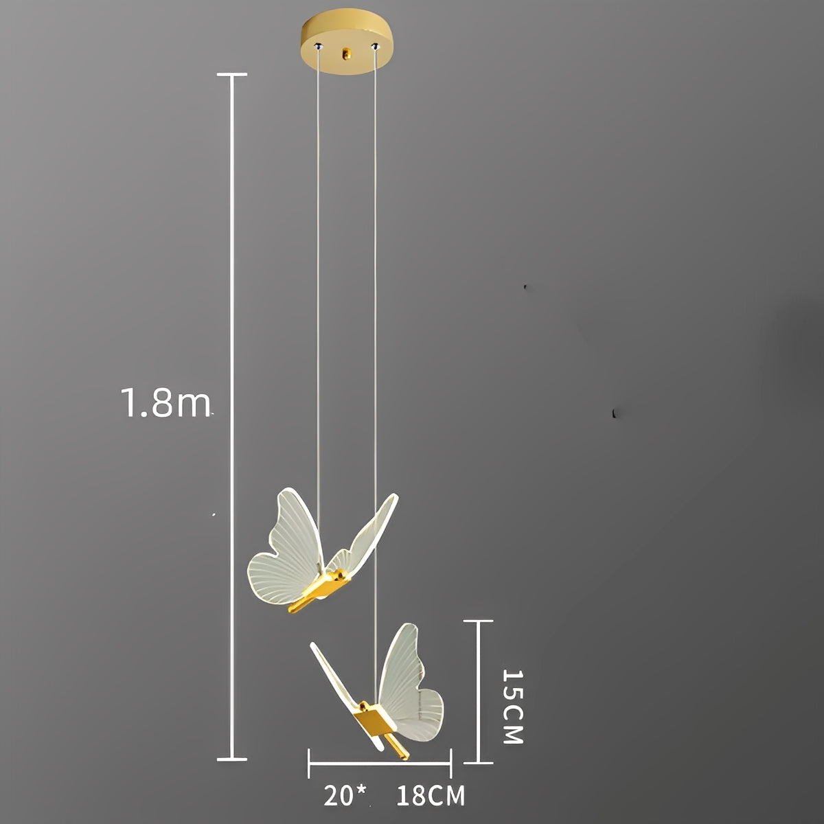 Tinker – Moderne Schmetterlings-Pendelleuchte