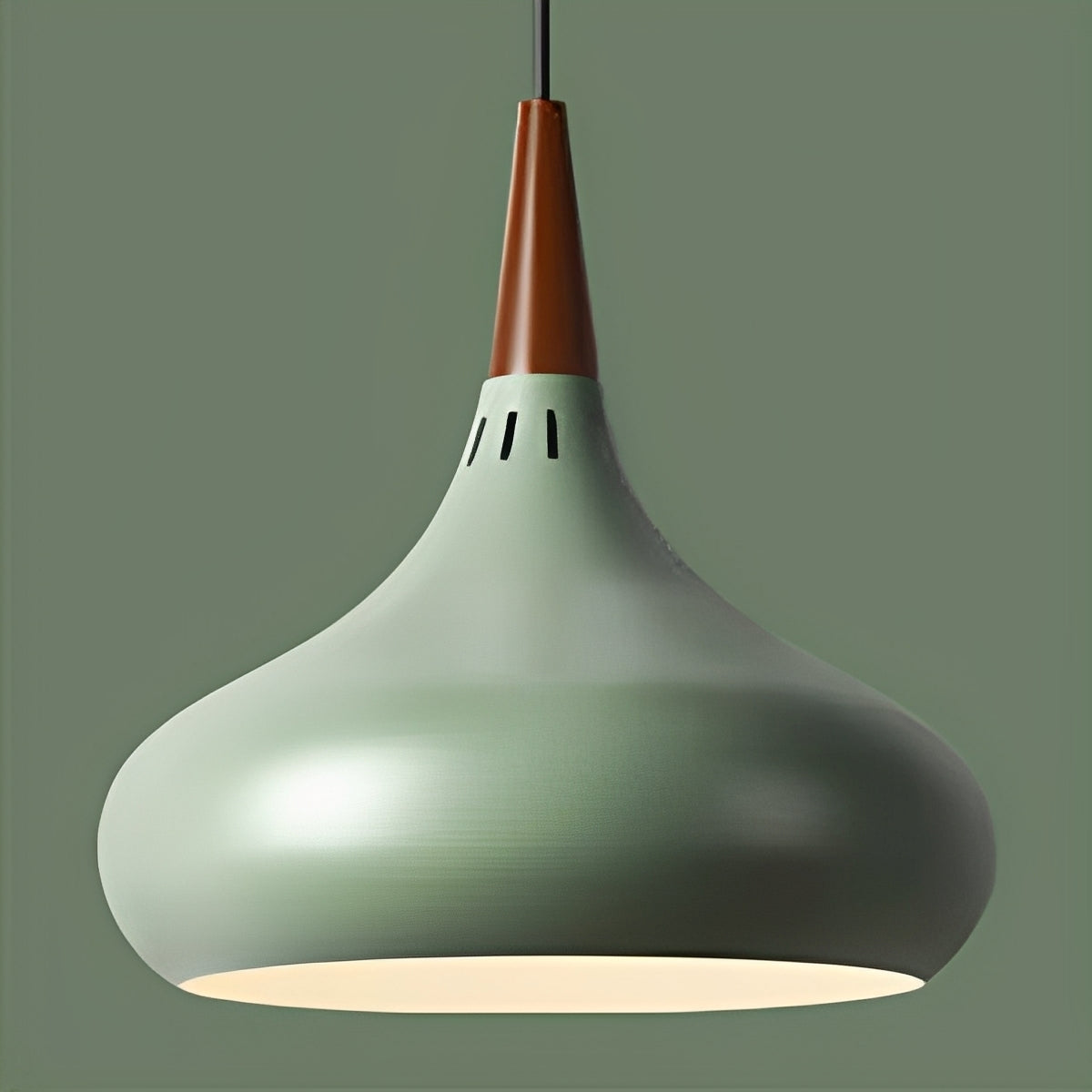 Shaira – Schlichte Holz-LED Pendelleuchte