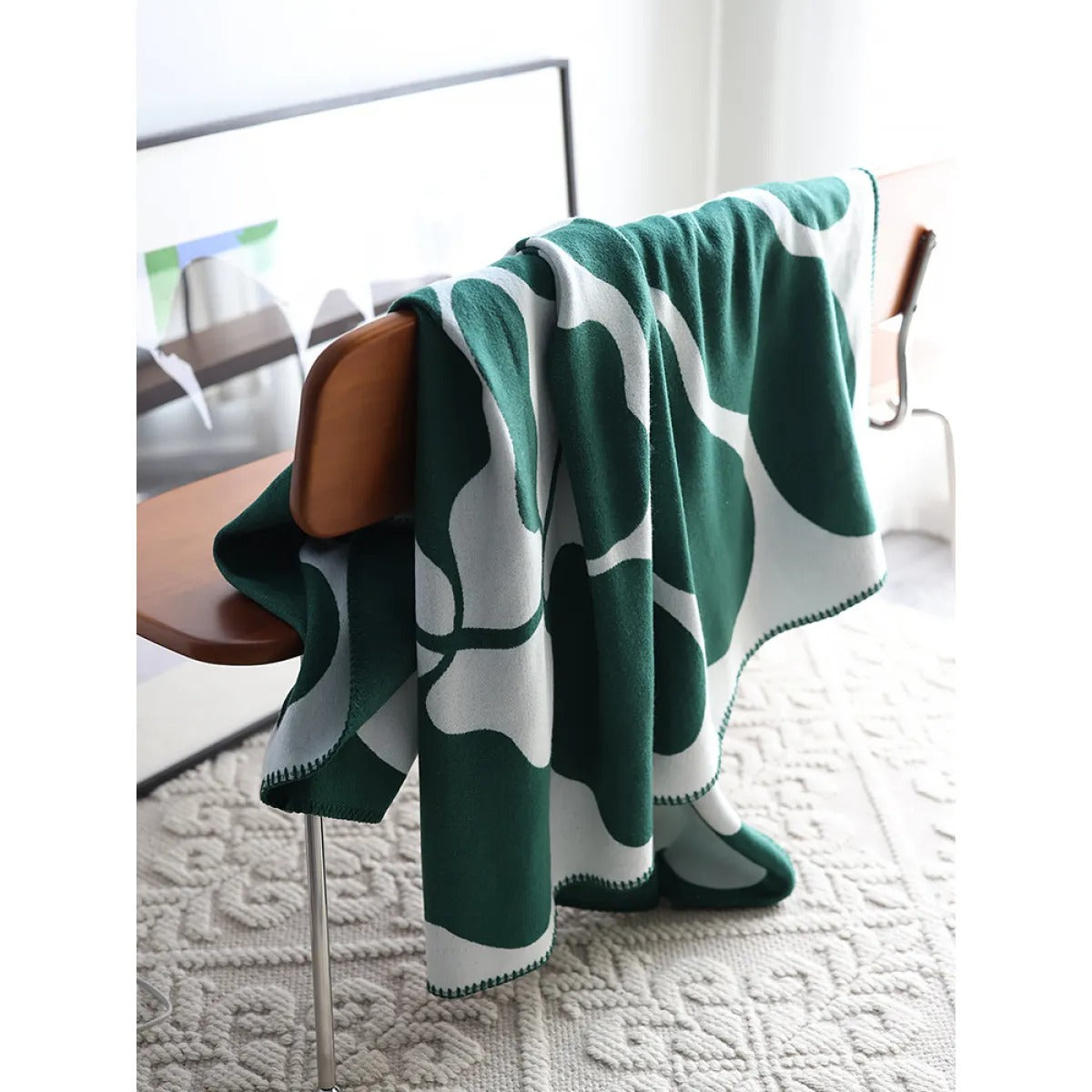 Akemi – Jacquard-Cashmere-Decke