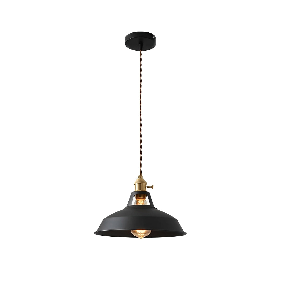 Mella – Industrie-Pendelleuchte im Macaron-Design aus Metall