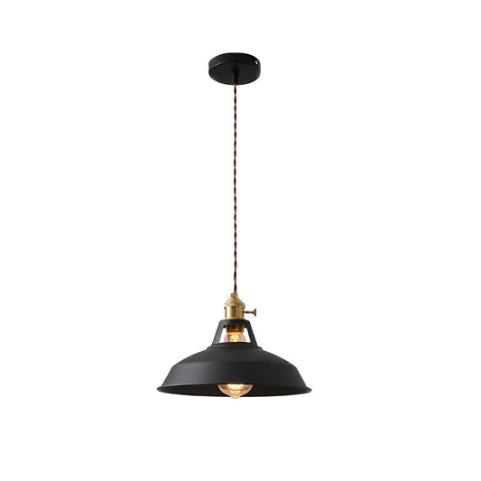 Mella – Industrie-Pendelleuchte im Macaron-Design aus Metall
