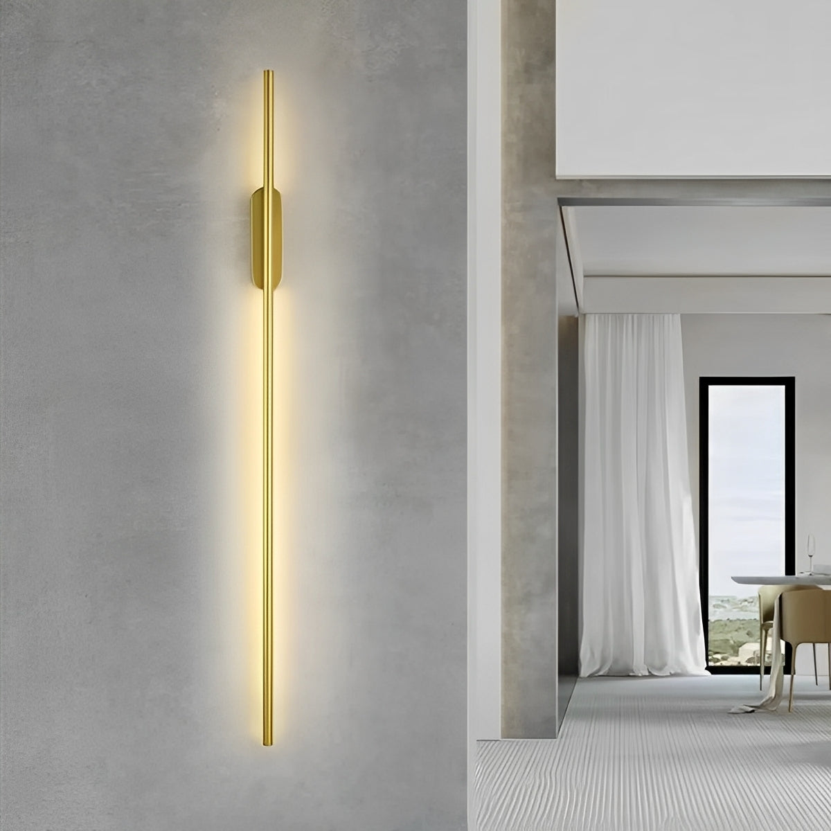 Janna – Moderne Wandleuchte im linearen Design aus Aluminium