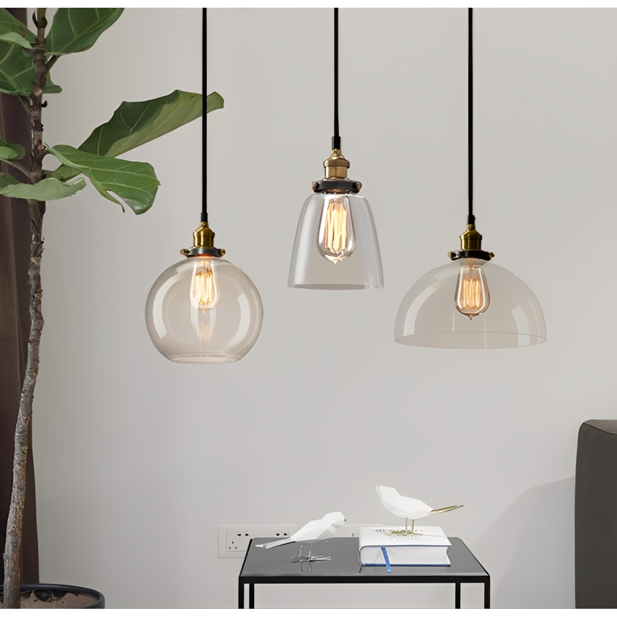 Iya – Kreativer Retro-Kronleuchter aus Glas