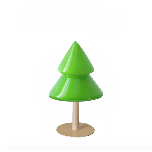 Noelle – Bunter Weihnachtsbaum Tischlampe