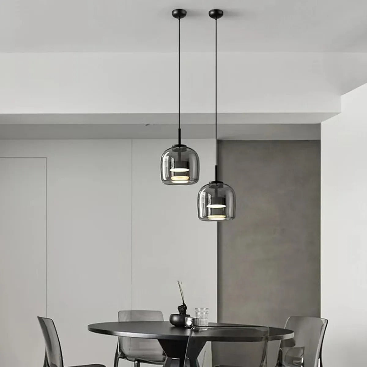 Solenn – Retro Moderne Glas LED Pendelleuchte