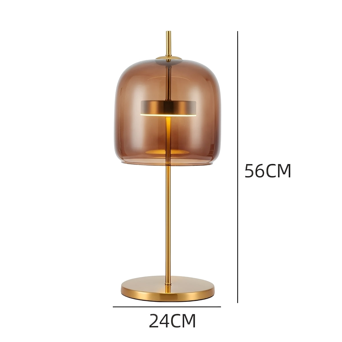Kimel – Modern LED Glass Table Lamp
