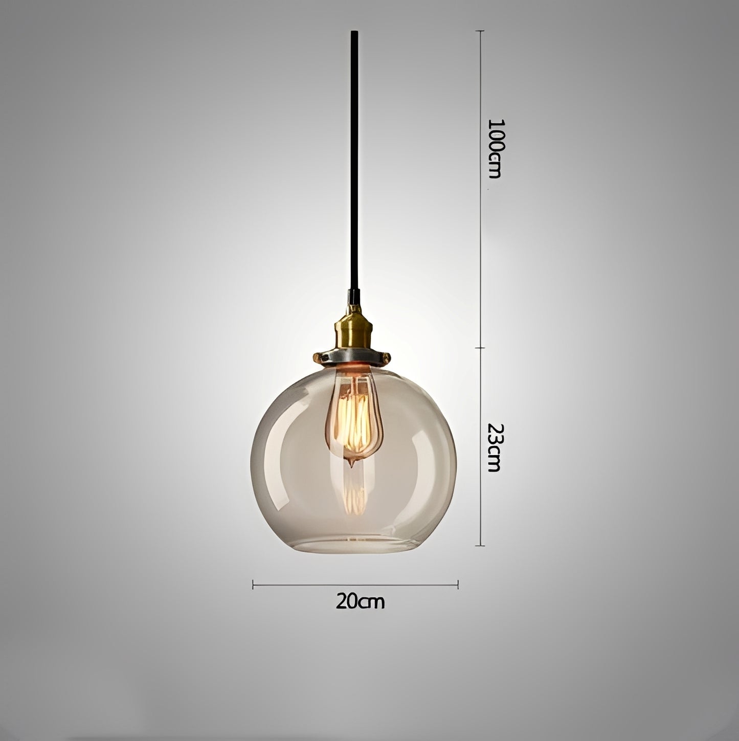 Iya – Kreativer Retro-Kronleuchter aus Glas