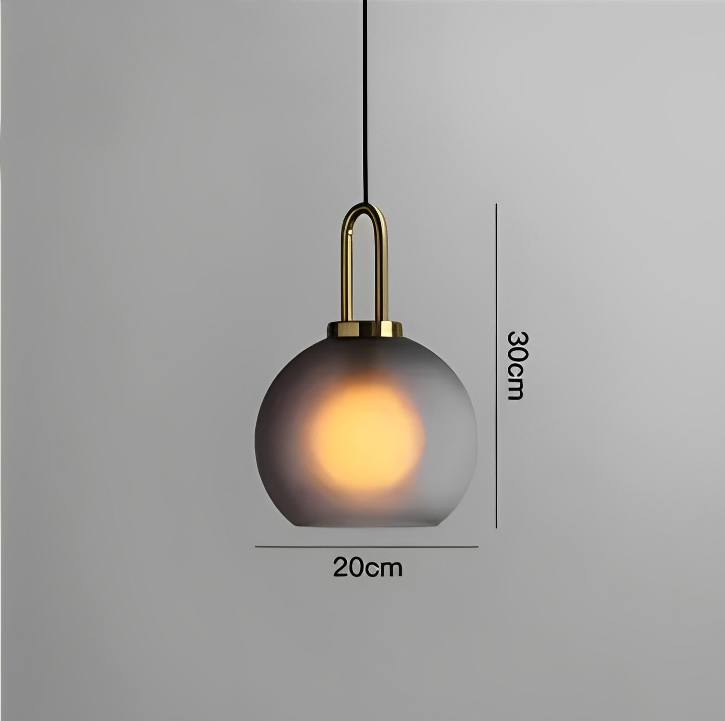 Shanna – Nordische Glas-Ball Hängeleuchte