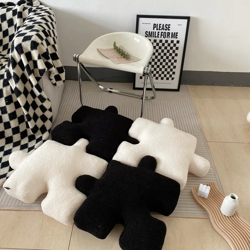PuzzlePlush – Kreatives Kuschelkissen im Puzzleteil-Design