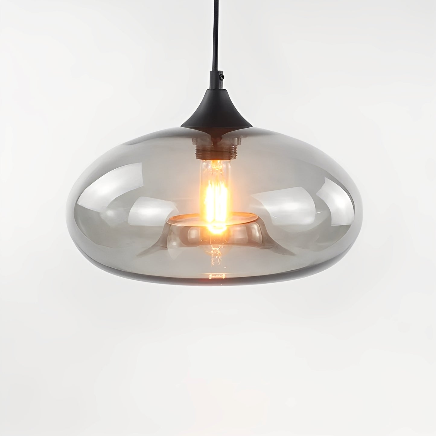 Elias – Nordische Glas-Pendelleuchte im Loft-Stil