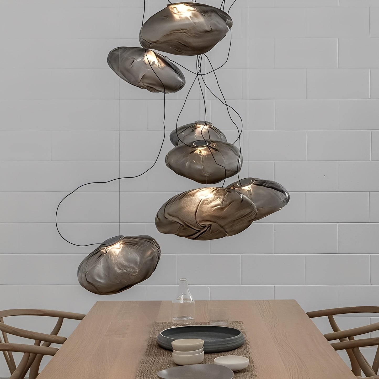 Dorian – Elegante LED-Glas-Pendelleuchte