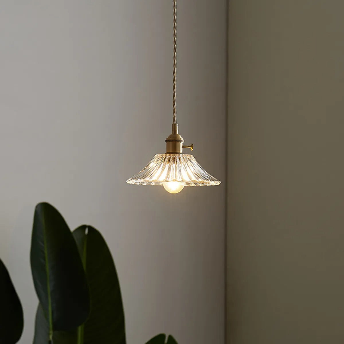 Aiko – Japanische Glas-Deckenlampe