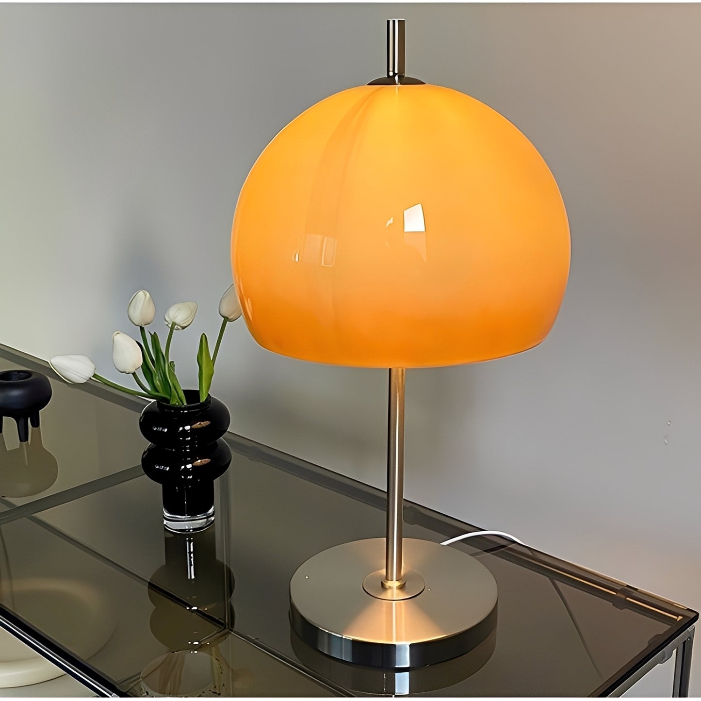Marcel – Retro Pilz-Tischlampe