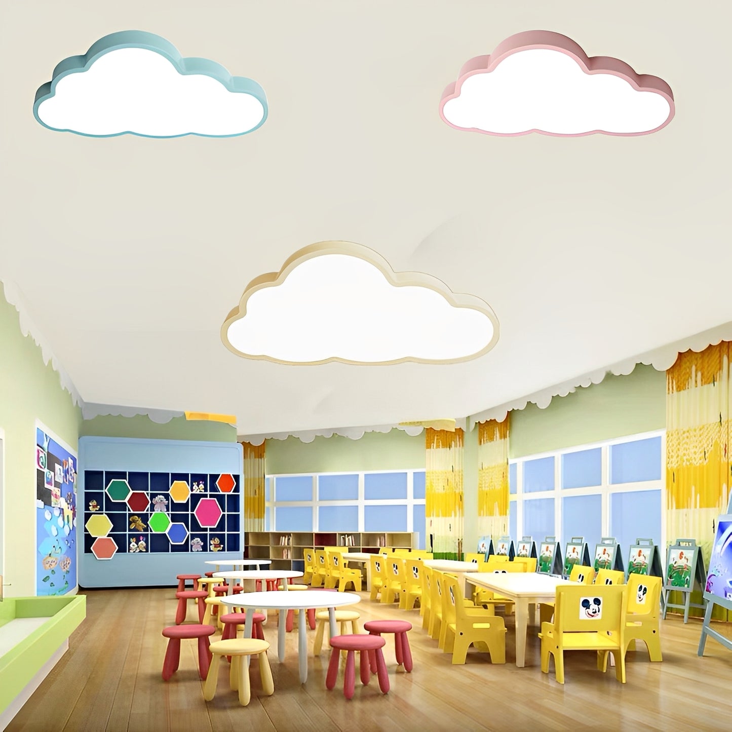 Nubia – LED-Deckenleuchte in Wolkenform für Kinderzimmer