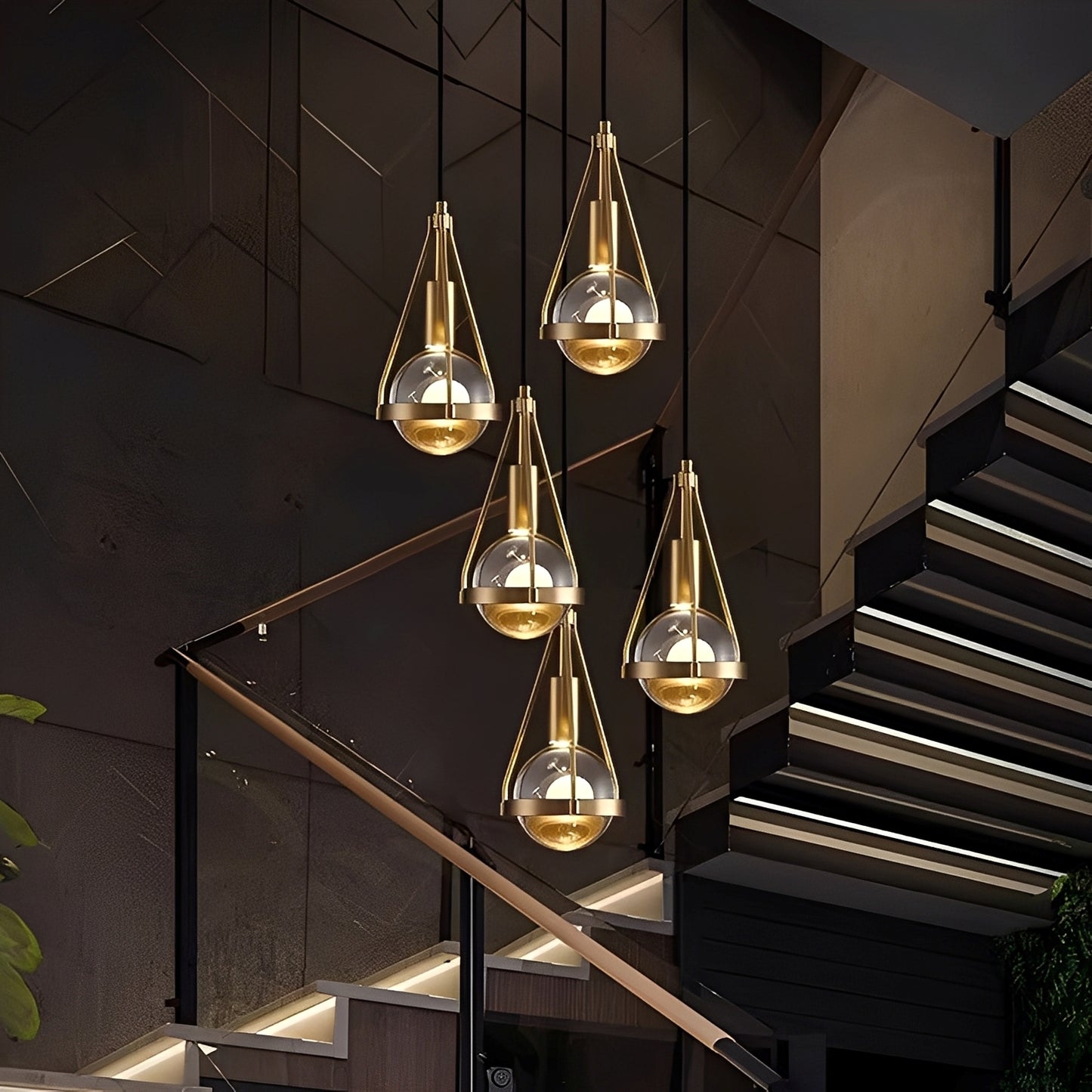 Dean – Kupfer Kristall Kronleuchter