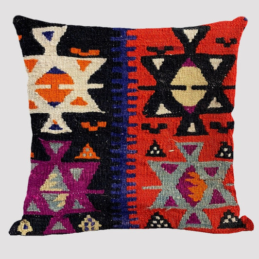 Yara – Boho Kissen mit geometrischem Muster