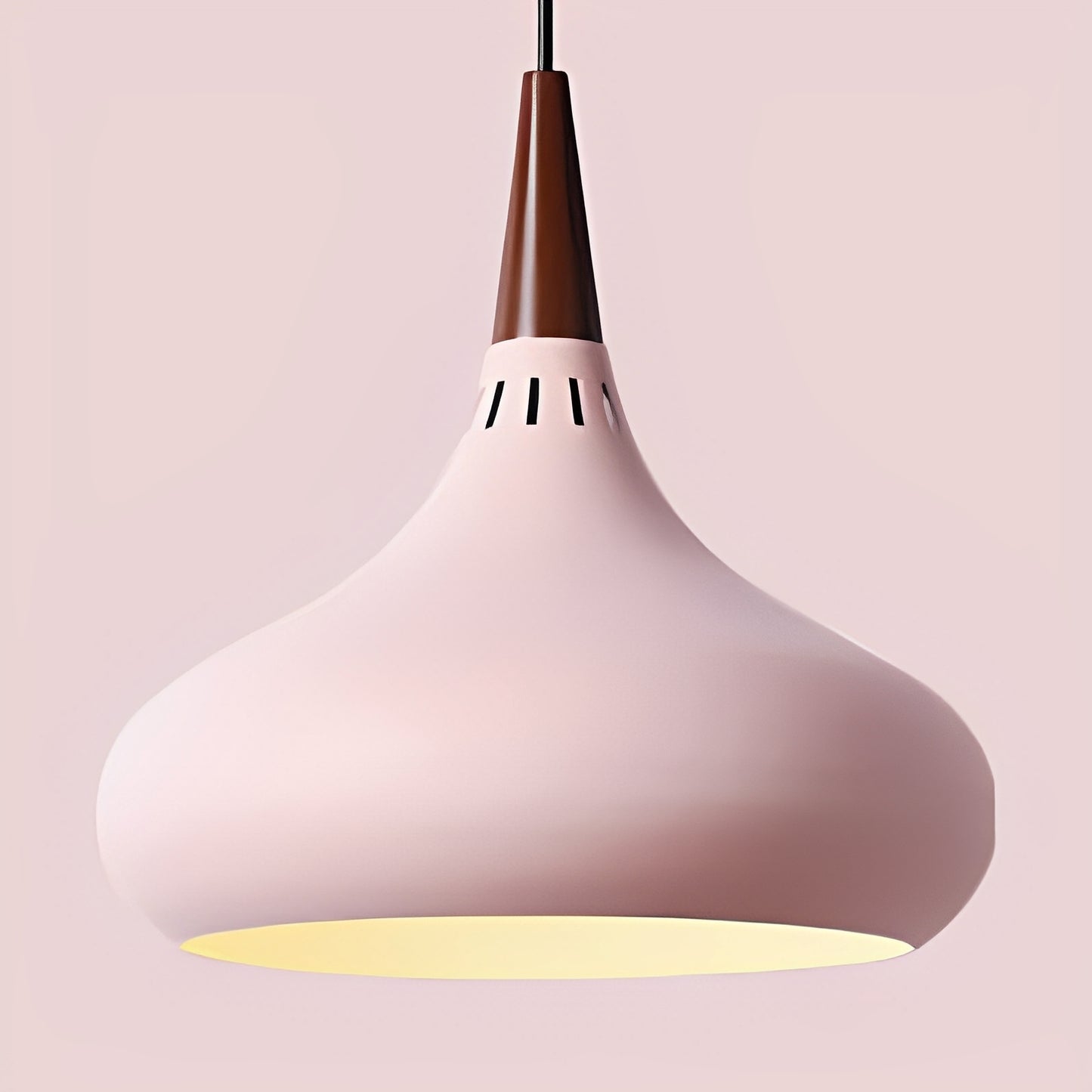 Shaira – Schlichte Holz-LED Pendelleuchte