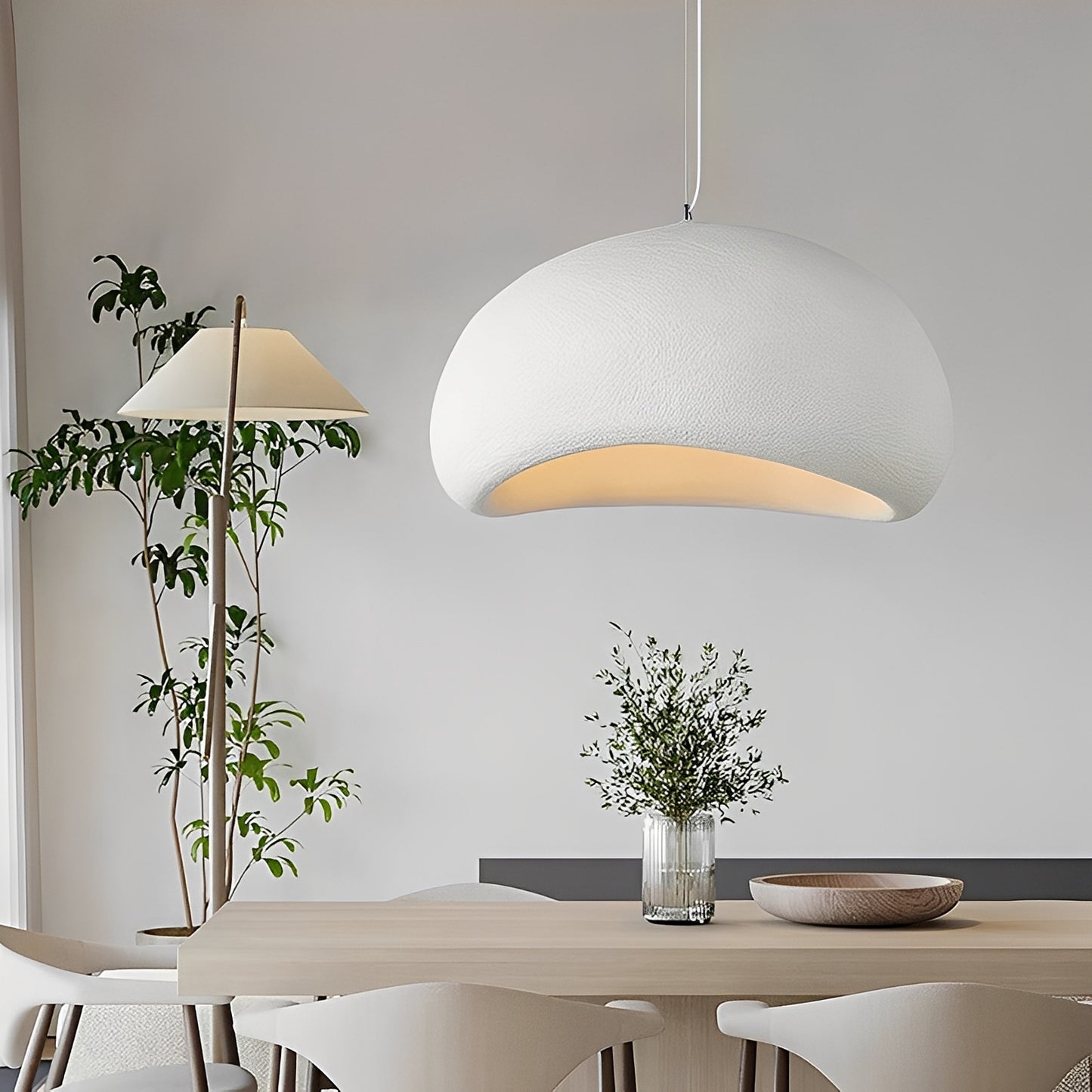 Jisoo – Minimalistische Glas-Bohnen-Kronleuchte