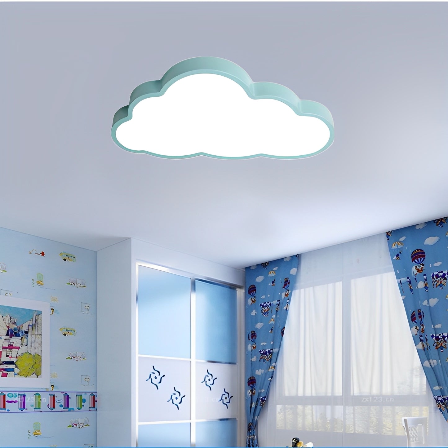 Nubia – LED-Deckenleuchte in Wolkenform für Kinderzimmer