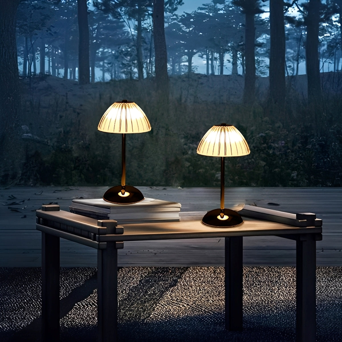 Alessia – Kristall Retro Tischlampe