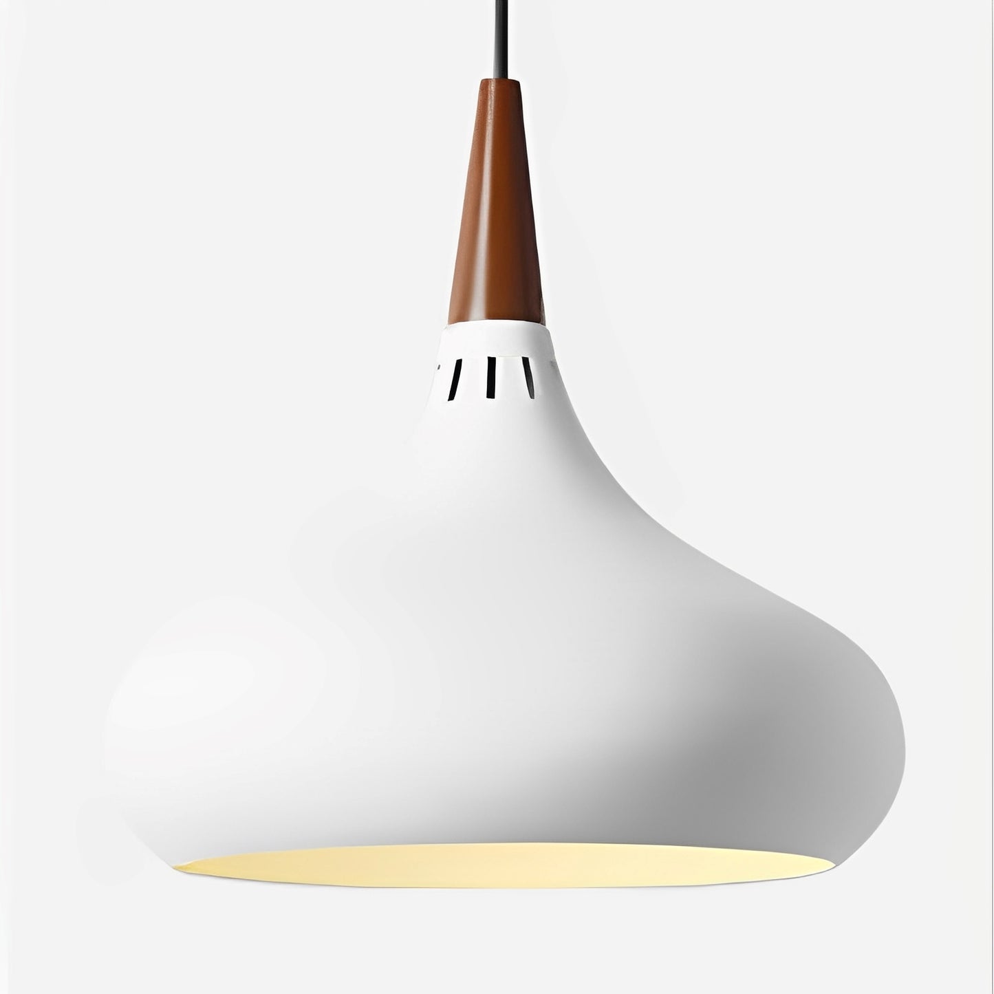 Shaira – Schlichte Holz-LED Pendelleuchte
