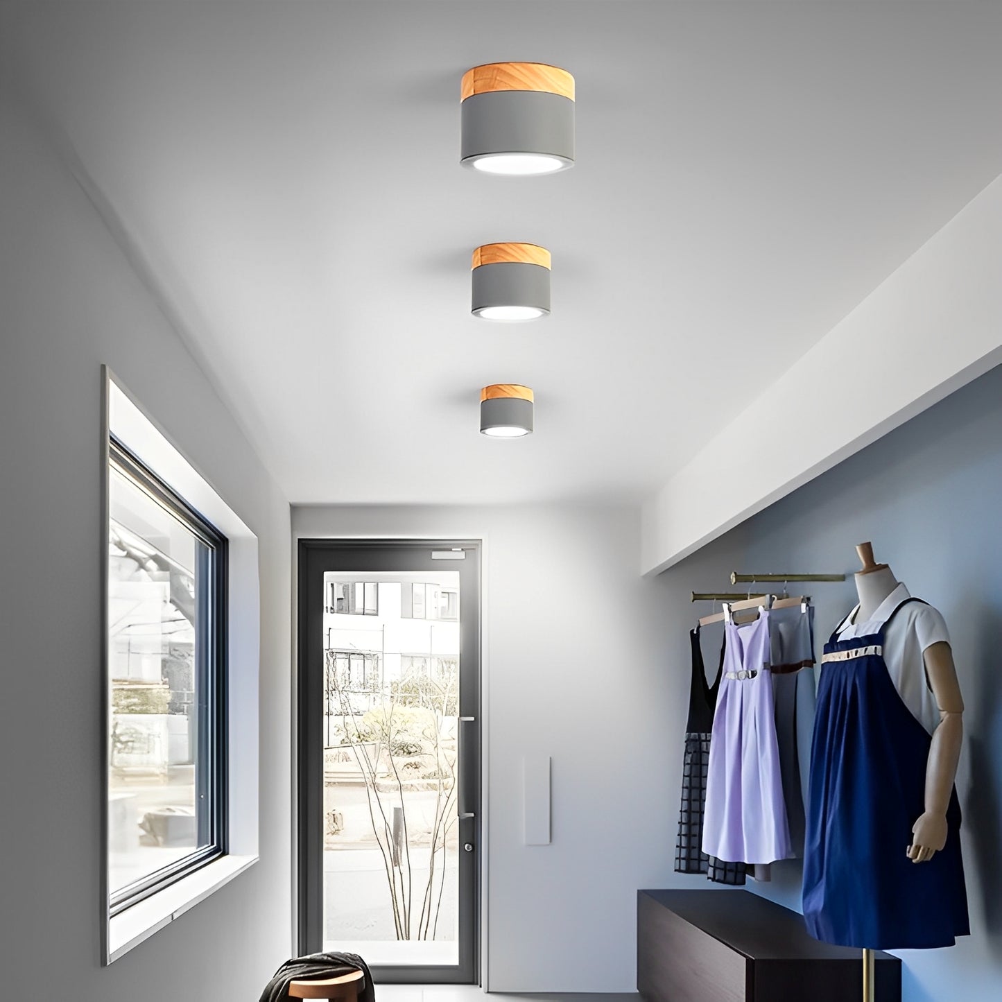 Lumi – Zylindrische Deckenleuchte im Nordic-Stil