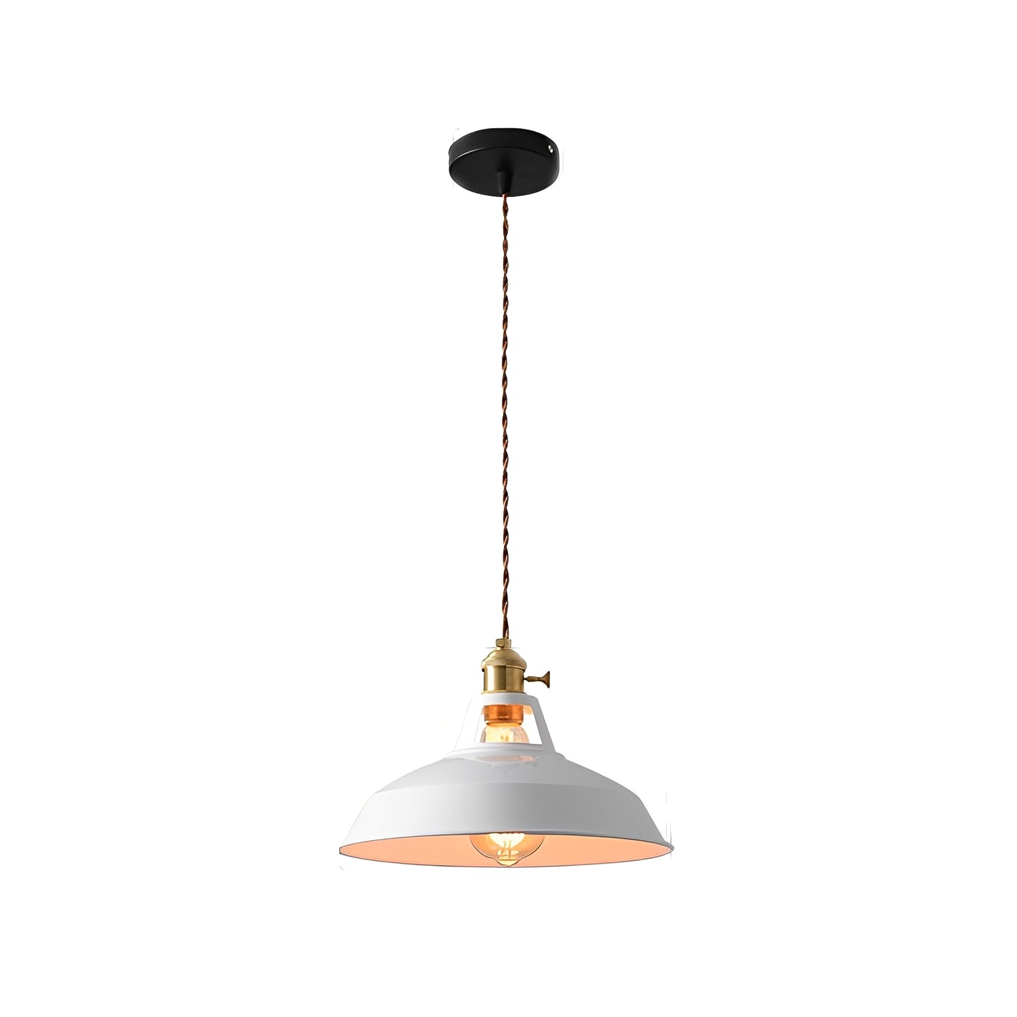 Mella – Industrie-Pendelleuchte im Macaron-Design aus Metall