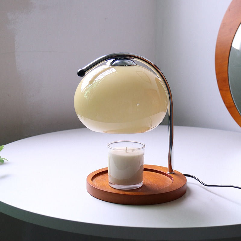 Mauri – Kerzenwärmer Lampe aus Holz
