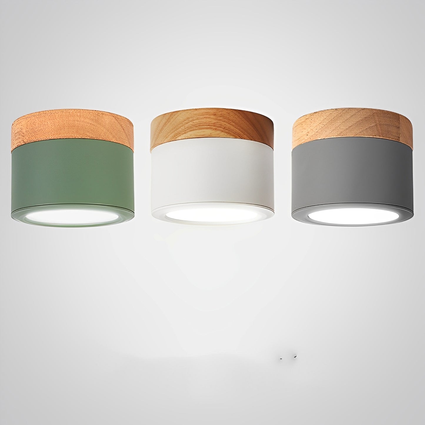 Lumi – Zylindrische Deckenleuchte im Nordic-Stil