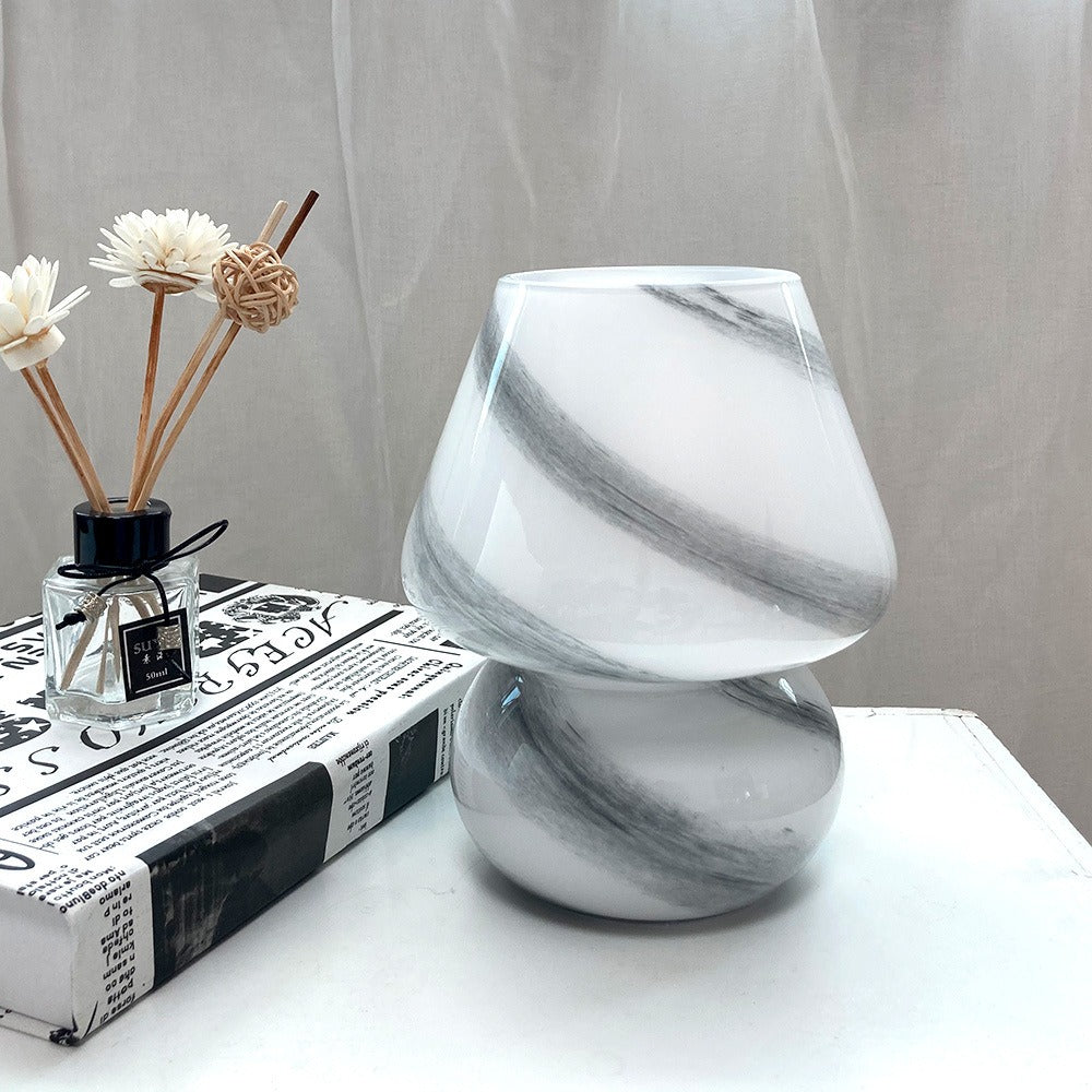 Yuna – Handgefertigte Glas Pilzlampe