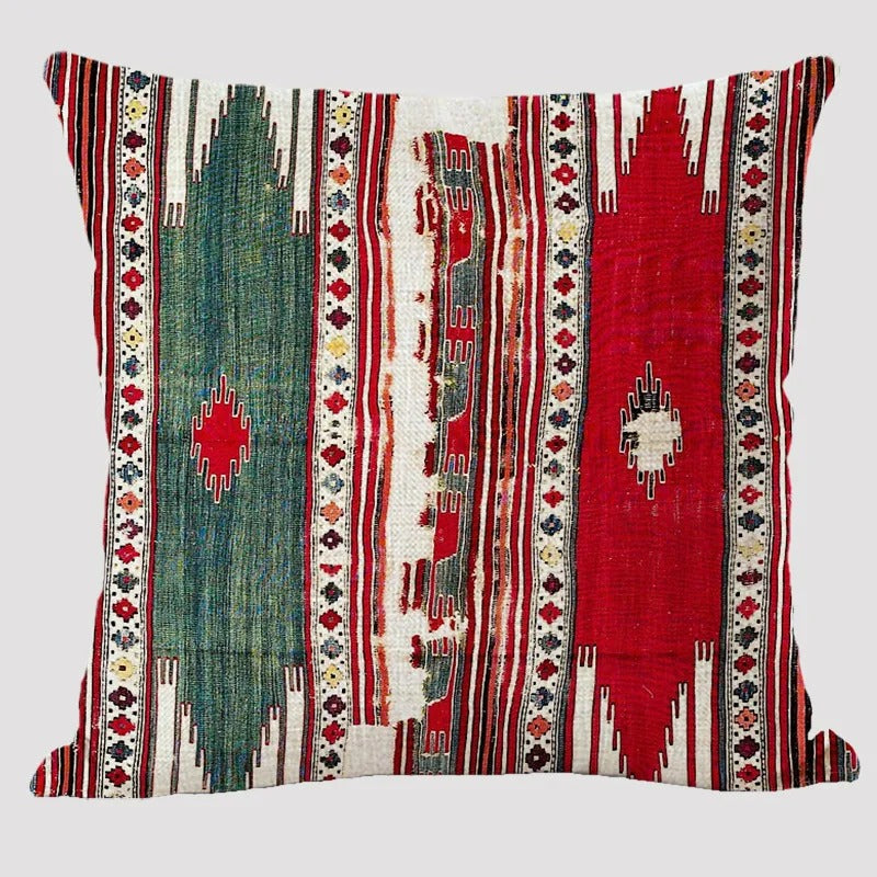 Yara – Boho Kissen mit geometrischem Muster