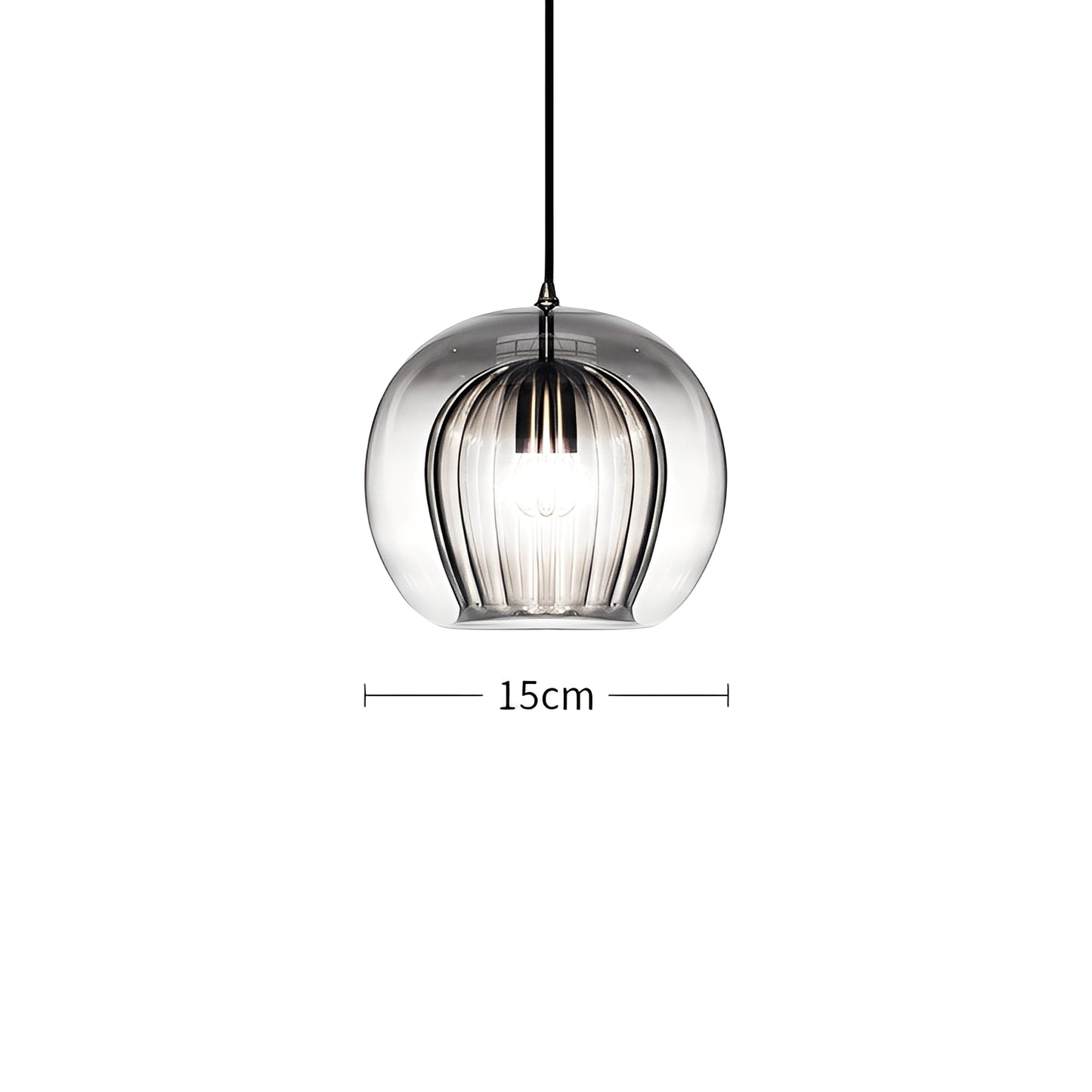 Mira – Schlichte Glas-Pendelleuchte
