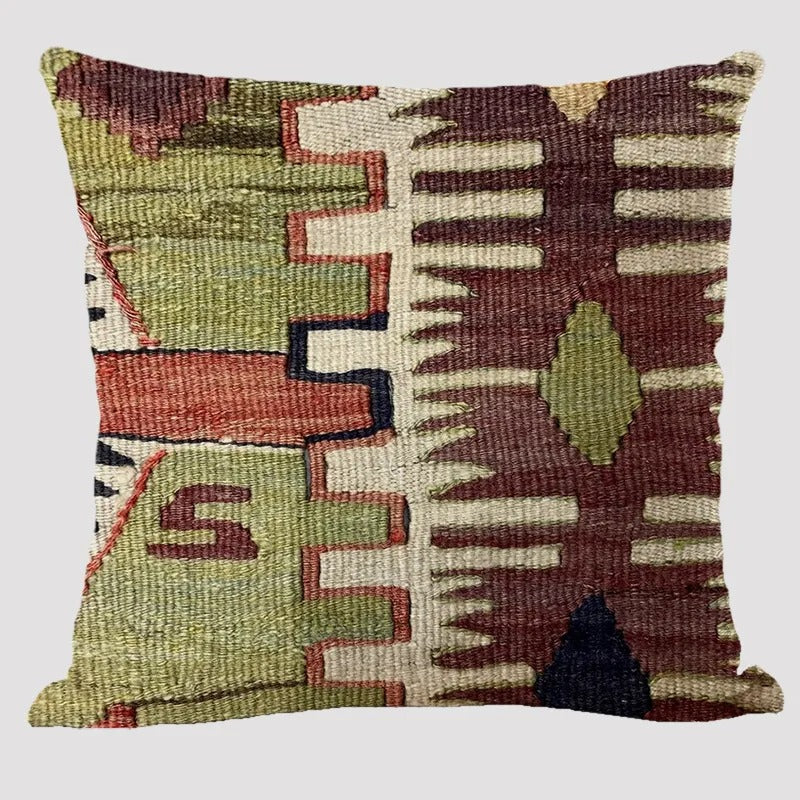 Yara – Boho Kissen mit geometrischem Muster